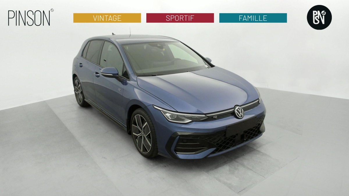 VOLKSWAGEN GOLF - 8 NOUVELLE 1.5 ETSI EVO2 150 DSG7 R-LINE (2024)